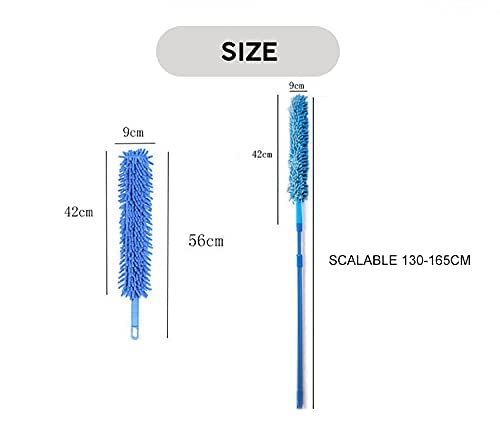 Flexible Microfiber Duster with 3.9-ft Telescopic Handle