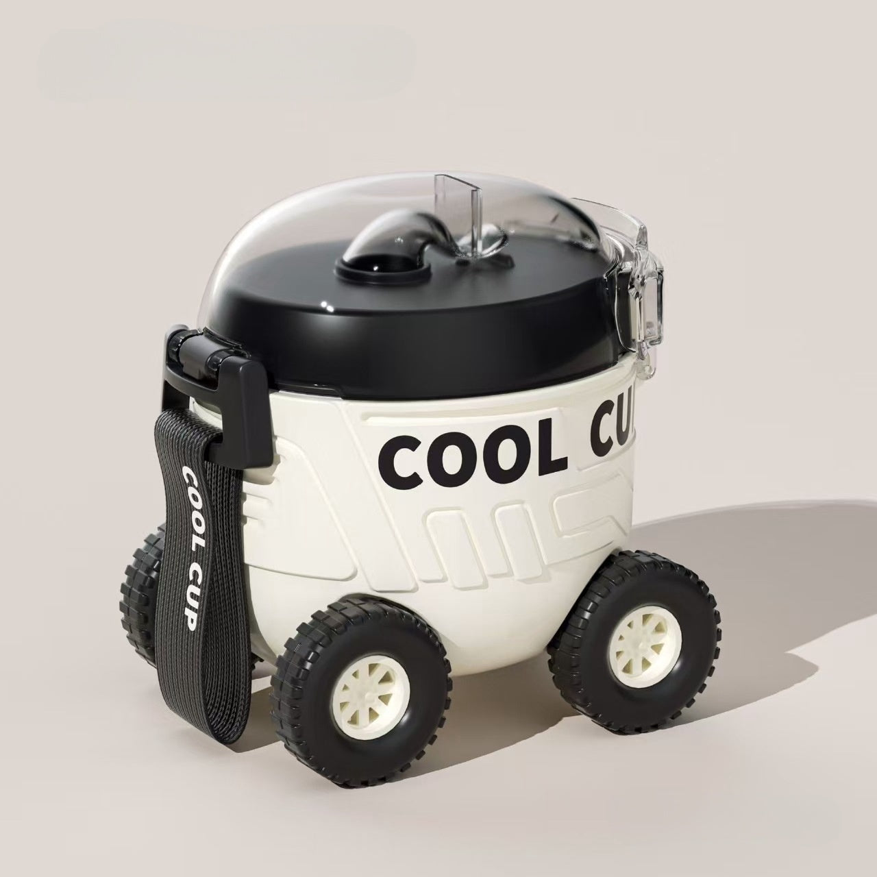 Cool Cup™ Wheeled Kids Water Bottle – 500 ml Sipper with Strap