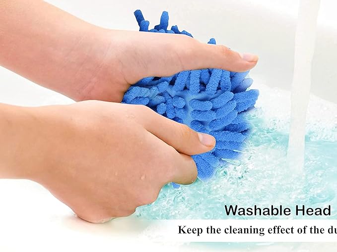 Flexible Microfiber Duster with 3.9-ft Telescopic Handle