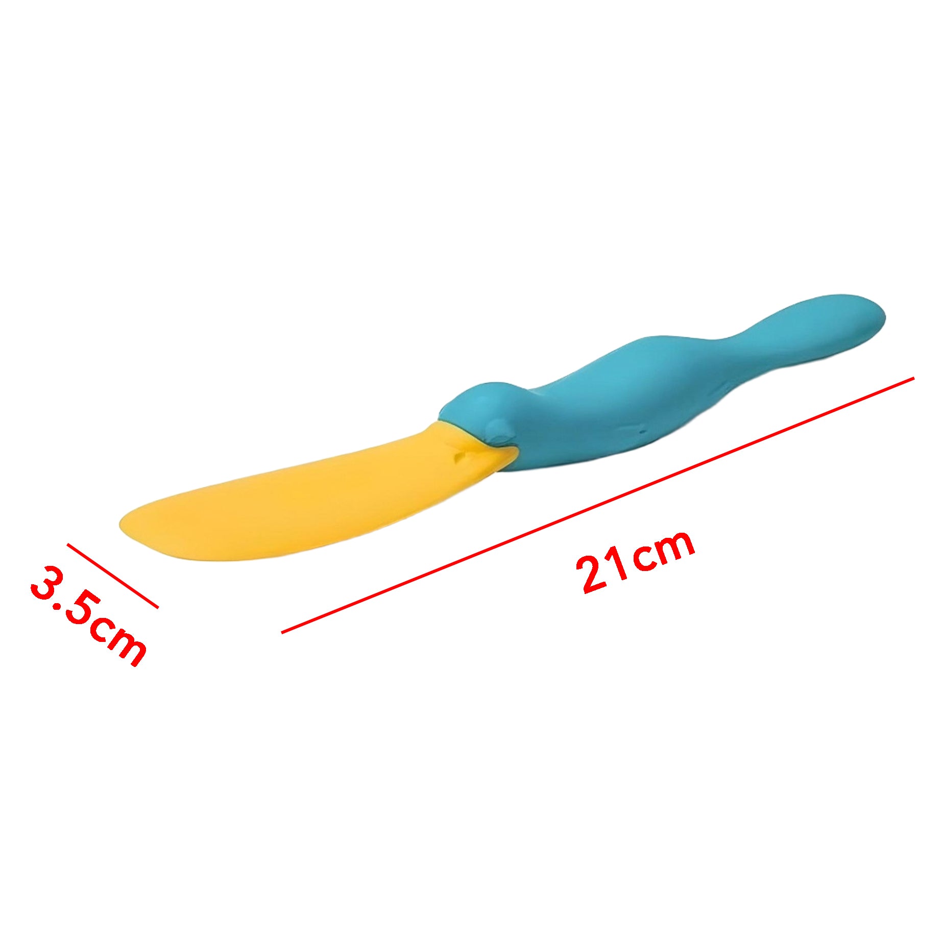 Colorful spatula with measurements on a white background. Platypus jar scraper, peanut butter scraper tool, waste free kitchen gadget, OTOTO jar spatula, jam spreader Pakistan