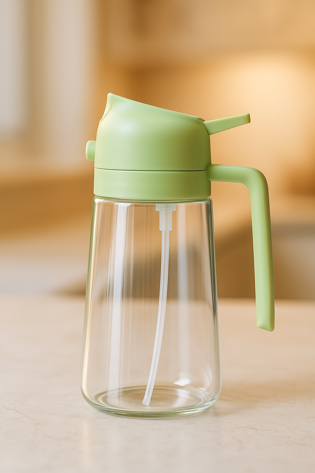 2-in-1 Oil Spray & Pour Glass Bottle – 600 ml 2-in-1 Dispenser