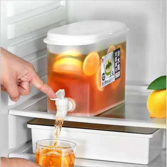 3.5 L Slim Fridge Juice Dispenser with Leak-Proof Tap