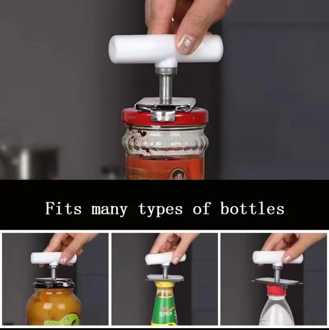 Stainless-Steel Adjustable Jar-Lid Opener – Easy Vacuum Breaker