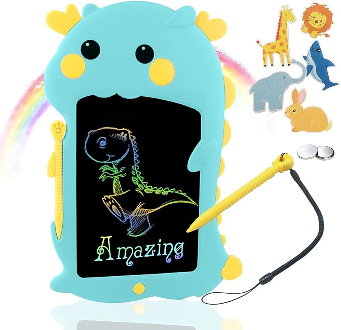 Dinosaur LCD Writing Tablet – Screen-Free Drawing Pad (10″)