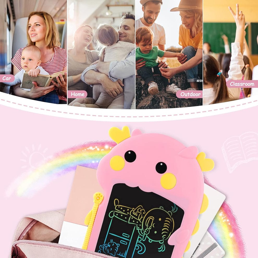 Dinosaur LCD Writing Tablet – Screen-Free Drawing Pad (10″)