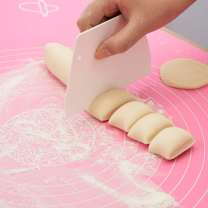 Non-Stick Silicone Roti & Pastry Mat (50 × 40 cm) – With Printed Measurements