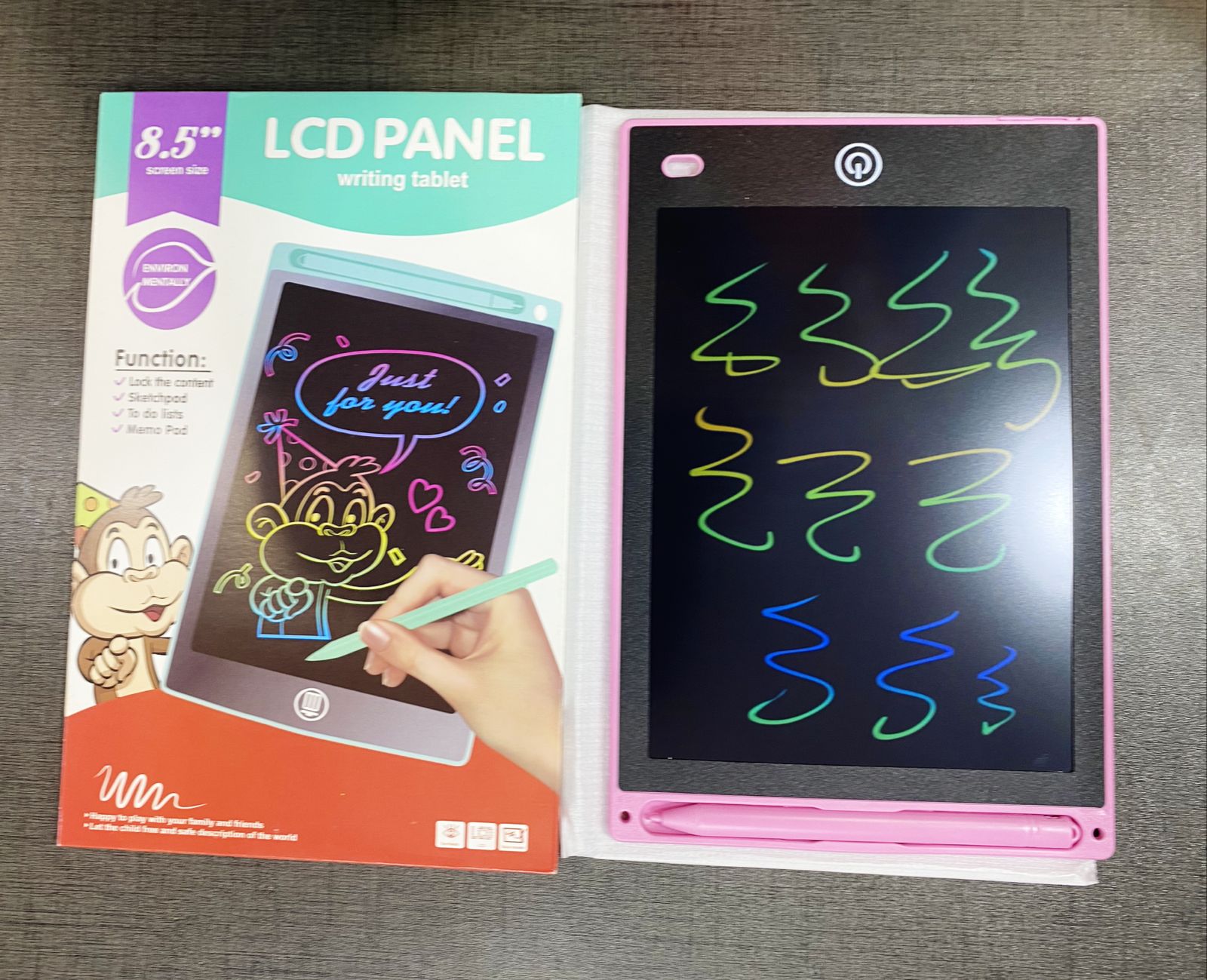 8.5″ Kids LCD Writing Tablet – Paper-Free Drawing & Notes